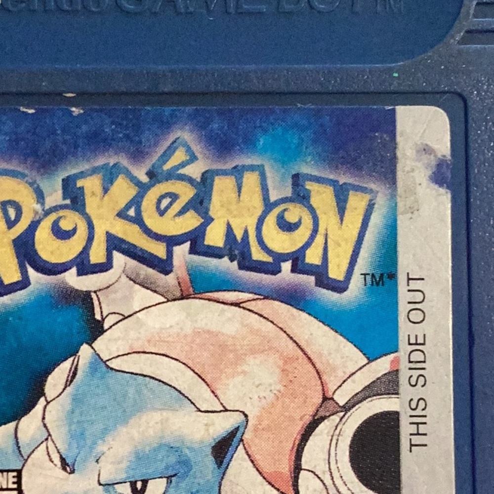 Pokemon Blue Version Nintendo Gameboy Game Authentic Game Boy 1998 Original - Picture 9 of 16